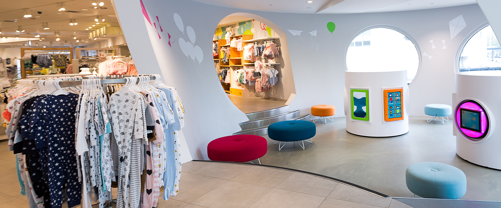 Zona de juegos para niños en H&M Rotterdam