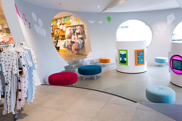 Zona de juegos para niños en H&M Rotterdam