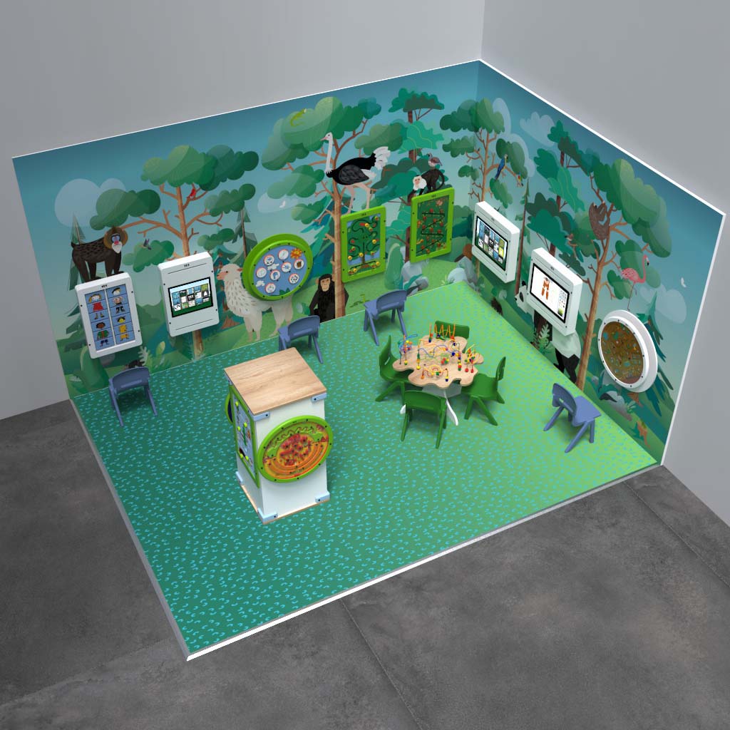 Esta imagen muestra un área infantil Classic L 12 m²
